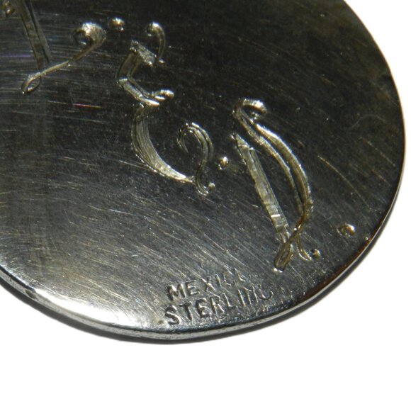 Mexico Sterling Silver San Cristobal Religious Medal Key Chain Protegenos - Picture 8 of 15